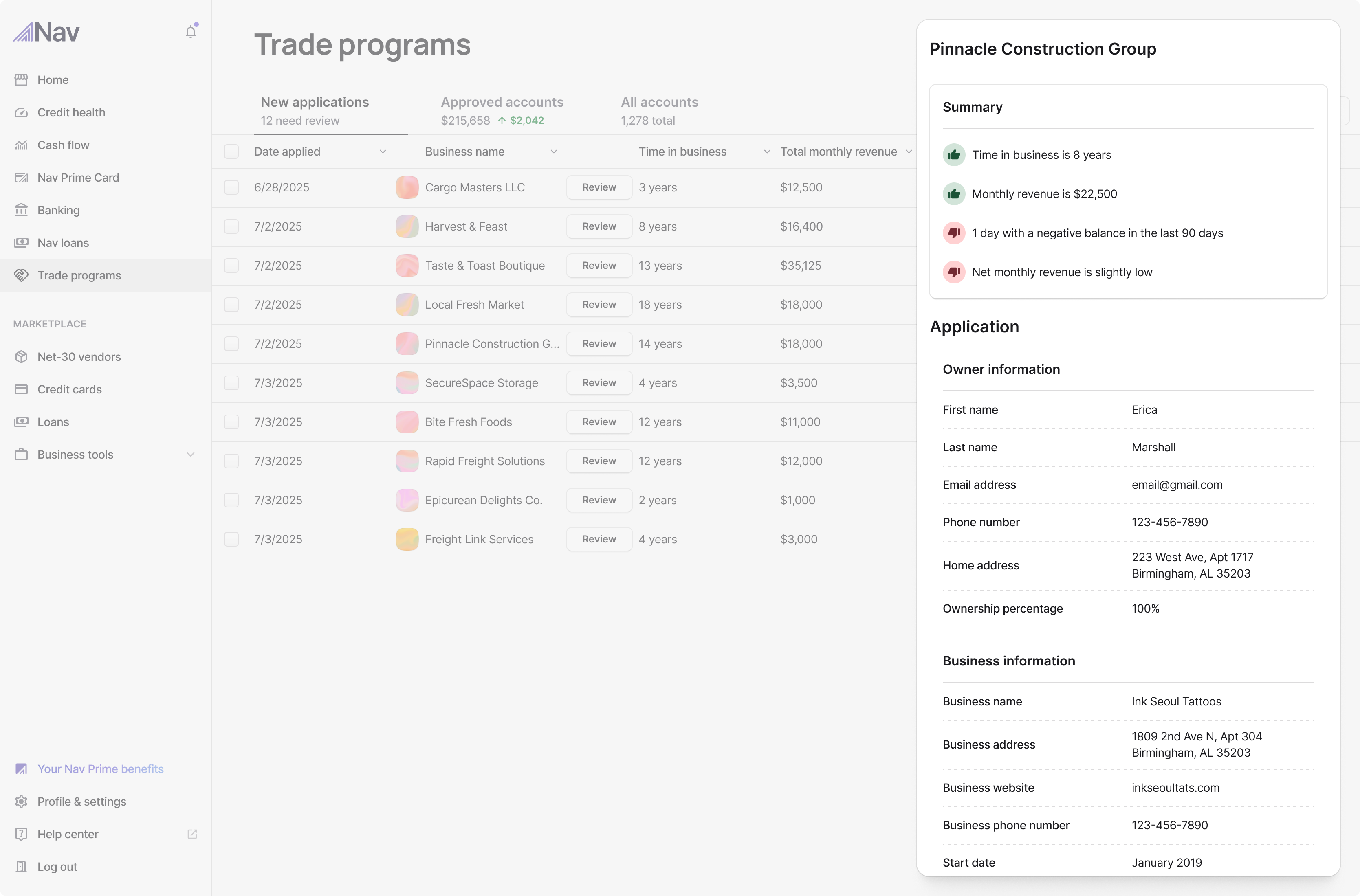 Design exploration — options and layouts